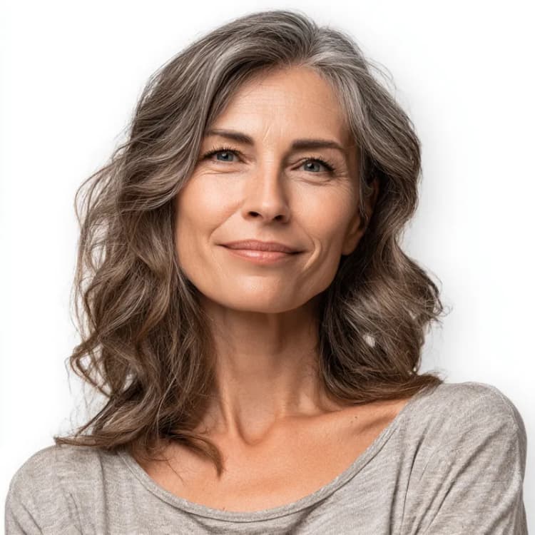 Smiling woman portrait