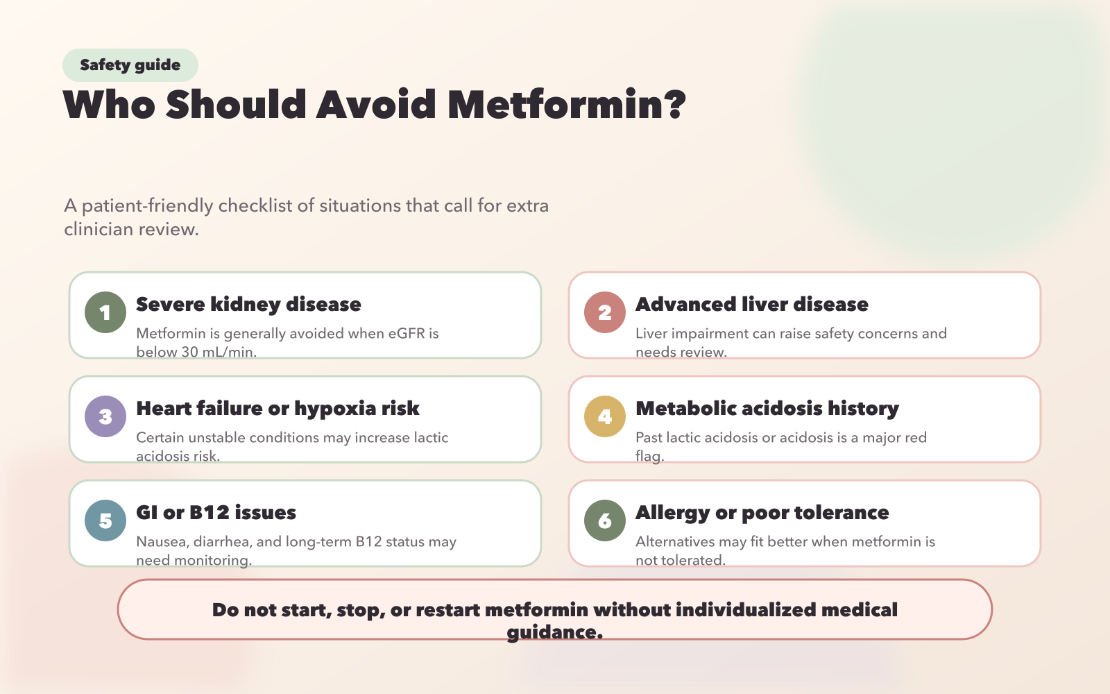 Who Should Avoid Metformin for PCOS: Contraindications and Side Effects Guide